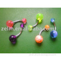 BRANDNEW 5 ADORABLE NEON ASSORTED BELLY RINGS!! CUTE!!,navel jewelry,body jewelry